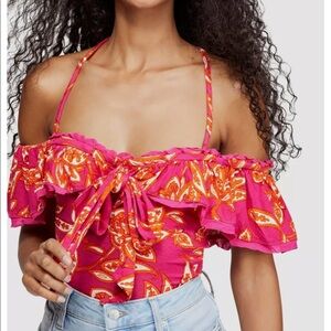 Free People Cold Shoulder Top